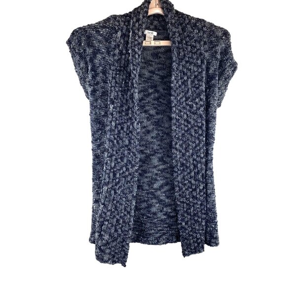 Cache Small Chic Boho Preppy Career Sleeveless Open Front  Long Cardigan Sweater - Picture 8 of 8